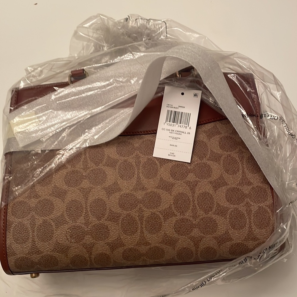 COACH NWT CC SIG BK CRRYALL 28 - Picture 3 of 15